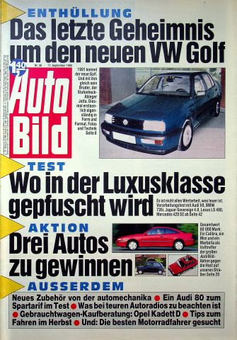 Deckblatt Auto Bild (38/1990)
